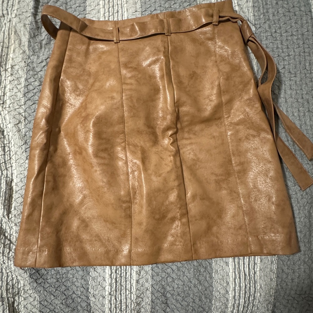 BCBGeneration Tan Pencil Skirt
